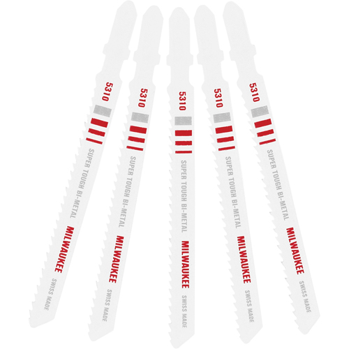 Lame de scie sauteuse, Bim&eacute;tal, Tige en T, 4" lo, 10 dents par pouce Les Fournitures Industrielles Méga
