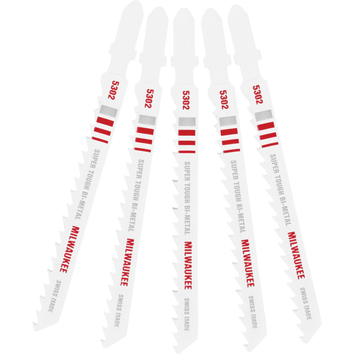 Jigsaw Blade, Bi-Metal, T-Shank, 4" L, 6 TPI Les Fournitures Industrielles Méga