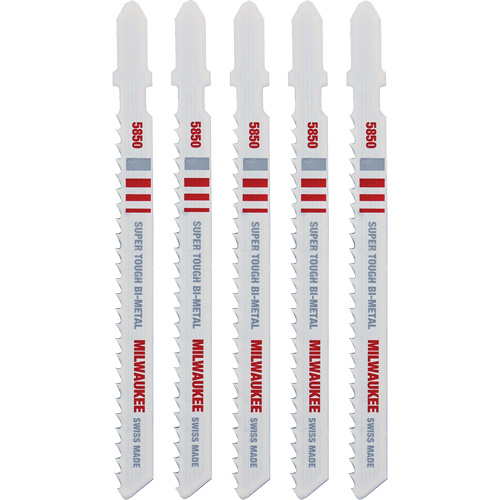 Lame de scie sauteuse, Bim&eacute;tal, Tige en T, 4" lo, 8 dents par pouce Les Fournitures Industrielles Méga