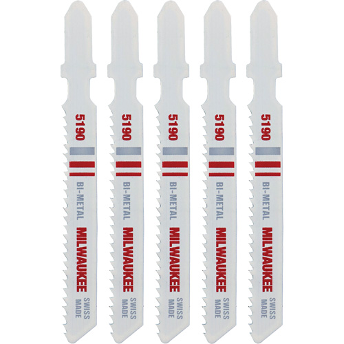 Jigsaw Blade, Bi-Metal, T-Shank, 3" L, 14 TPI Les Fournitures Industrielles Méga