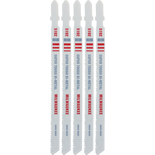 Lame de scie sauteuse, Bim&eacute;tal, Tige en T, 5-1/4" lo, 14 dents par pouce Les Fournitures Industrielles Méga