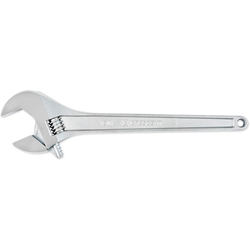 Cl&eacute; &agrave; manche conique r&eacute;glable — emball&eacute; sur carte, 18" lo, la max. 2-1/16"/53 mm, Chrome/Poli Les Fournitures Industrielles Méga
