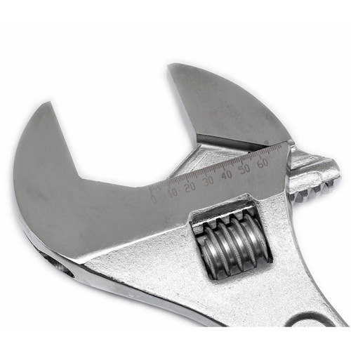 Cl&eacute; &agrave; manche conique r&eacute;glable — emball&eacute; sur carte, 24" lo, la max. 2-7/16"/62 mm, Chrome/Poli Les Fournitures Industrielles Méga