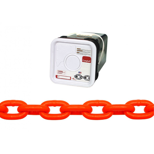 High Test Chain, Carbon Steel, 5/16" x 60' (18.3 m) L, Grade 43, 3900 lbs. (1.95 tons) Load Capacity Les Fournitures Industrielles Méga