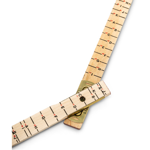 Red End&reg; Oversized Brick Mason Rule, 6' L, Wood, 1/16" Graduations Les Fournitures Industrielles Méga