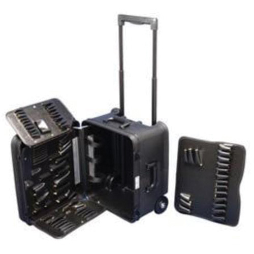 2-Wheel Service Tool Kit, 16-3/4" W x 13-1/2" D x 20" H, Black Les Fournitures Industrielles Méga