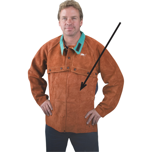 Tablier en cuir, 14" lo, Lava Brown Les Fournitures Industrielles Méga
