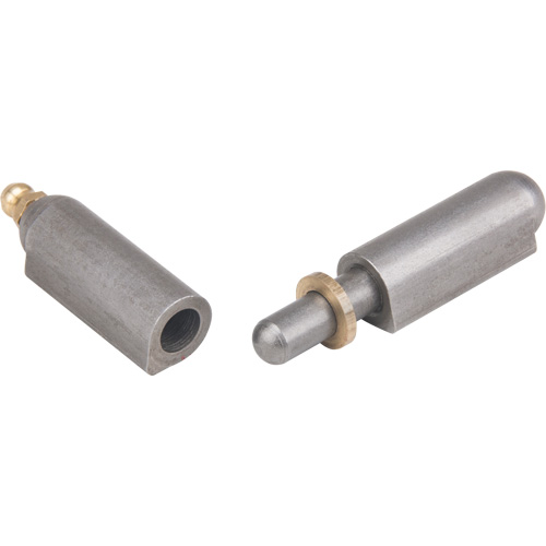 Charni&egrave;re &agrave; souder, 0,512" dia. x 3,15" lo, Acier doux a/goupille fixe en acier Les Fournitures Industrielles Méga