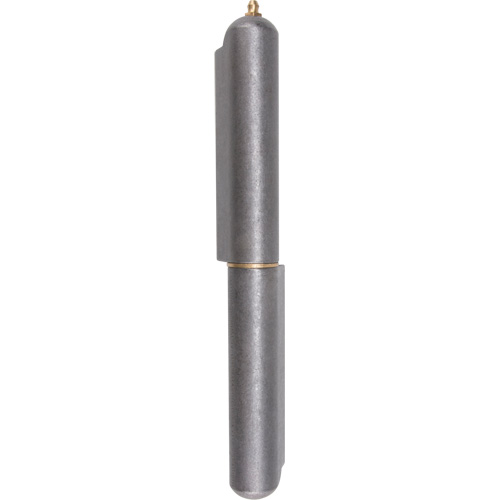 Weld-On Hinge, 1.102" Dia. x 10.236" L, Mild Steel w/Fixed Steel Pin Les Fournitures Industrielles Méga