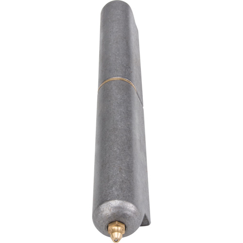 Weld-On Hinge, 1.102" Dia. x 10.236" L, Mild Steel w/Fixed Steel Pin Les Fournitures Industrielles Méga