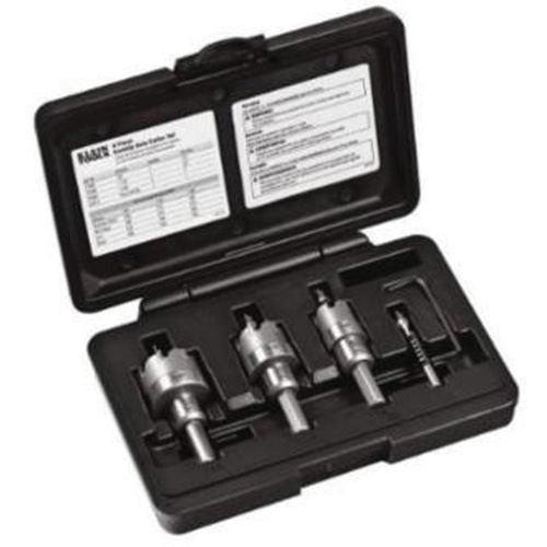 Carbide Hole Cutter Set with Heavy-Duty Carry Case, 4 Pieces Les Fournitures Industrielles Méga
