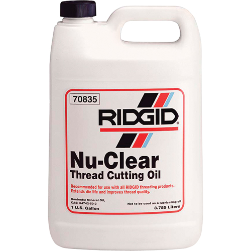 Nu-Clear Thread Cutting Oil, Jug Les Fournitures Industrielles Méga