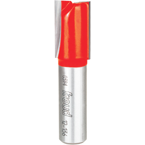 Router Bit - Double Flute Straight Bit, 5/8" Dia., 1-1/2" H, 2-1/2" L, 1/2" Shank Les Fournitures Industrielles Méga