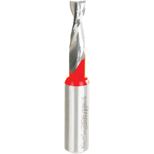 Up Spiral Router Bit, 5/16" Dia., 1" Carbide Height, 3" L, 1/2" Shank Les Fournitures Industrielles Méga