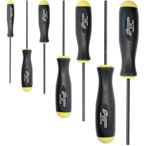 Jeux de tournevis ball driver - SAE, 7 mcx Les Fournitures Industrielles Méga