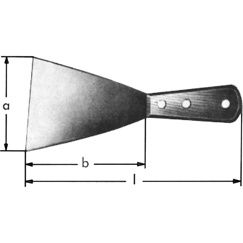 Couteaux &agrave; mastiquer & spatules Les Fournitures Industrielles Méga