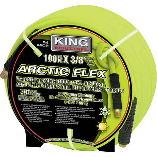 100' Hybrid Polymer Industrial Air Hose Les Fournitures Industrielles Méga