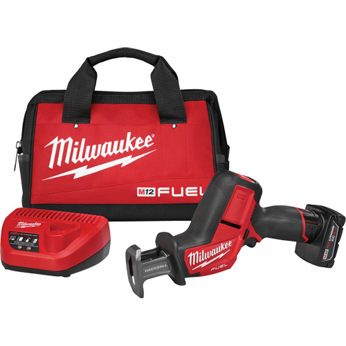M12 Fuel Hackzall&reg; Reciprocating Saw Kit, 12 V, Lithium-Ion Battery, 0 - 3000 SPM Les Fournitures Industrielles Méga
