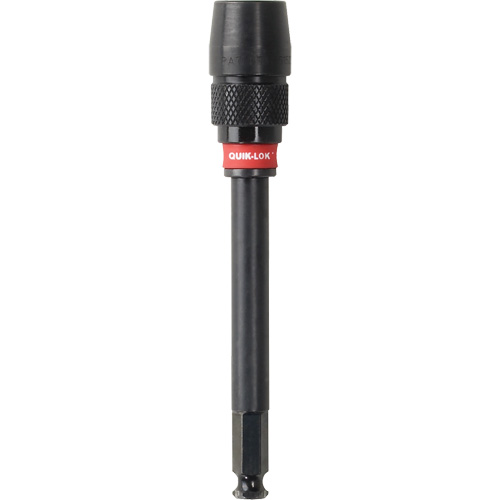Quik-Lok Impact Drill Bit Extension, 7/16" Max. Diameter, 5-1/2" Length, 7/16" Shank Les Fournitures Industrielles Méga