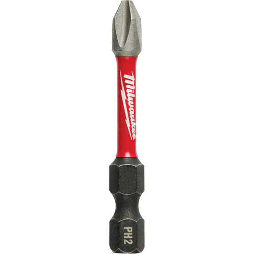 Tr&eacute;pan &agrave; choc Shockwave, Phillips, Embout #2, Prise 1/4", Longueur 2" Les Fournitures Industrielles Méga
