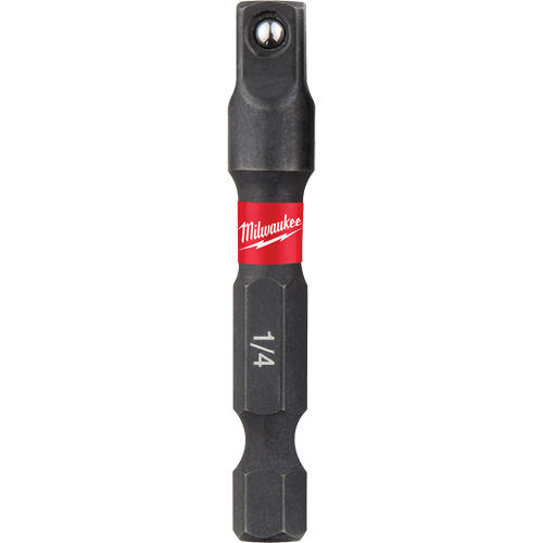 Shockwave Impact Driver Socket Adapters, 1/4" Drive Size, 1/4" Male Size, Ball, 1-7/8" L Les Fournitures Industrielles Méga