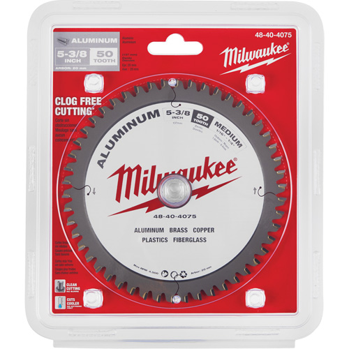 Lame de scie circulaire, 5-3/8", 50 dents, Pour Non ferreux Les Fournitures Industrielles Méga