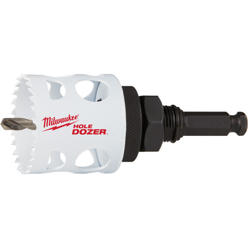 Hole Dozer Hole Saw with Arbor, 2", 1-5/8" Depth of Cut, Bi-Metal Les Fournitures Industrielles Méga
