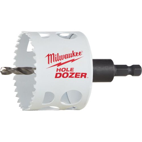 Hole Dozer Hole Saw with Arbor, 2-1/2", 1-5/8" Depth of Cut, Bi-Metal Les Fournitures Industrielles Méga