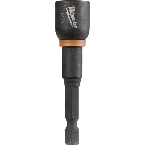Shockwave Impact Duty Nutsetter, 1/4" Tip, 7/16" Drive, 2-9/16" L, Magnetic Les Fournitures Industrielles Méga