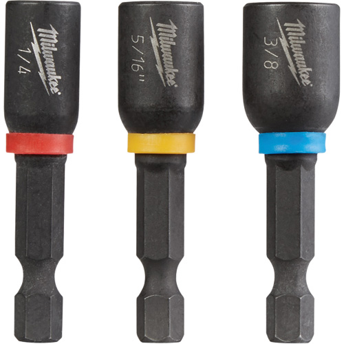 Shockwave Impact Duty Magnetic Nut Driver Set, 3 Pcs., Nutsetter Les Fournitures Industrielles Méga