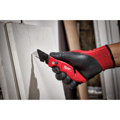 Couteau utilitaire rabattable Fastback, 2" lame, lame en Acier au carbone, poign&eacute;e en M&eacute;tal Les Fournitures Industrielles Méga