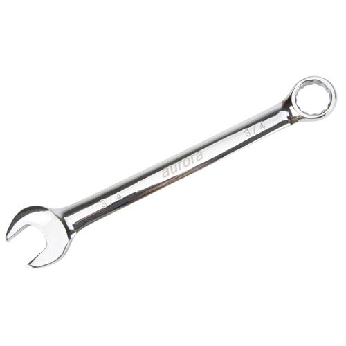 Cl&eacute; mixte, 12 pans, 3/4", Fini Chrome Les Fournitures Industrielles Méga