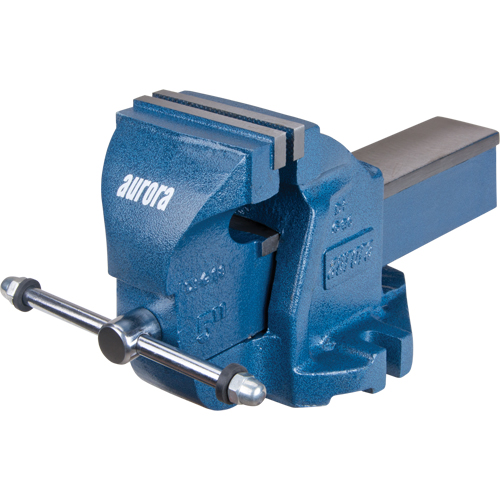 Heavy-Duty Bench Vise, 5" Jaw Width, 3-3/10" Throat Depth Les Fournitures Industrielles Méga