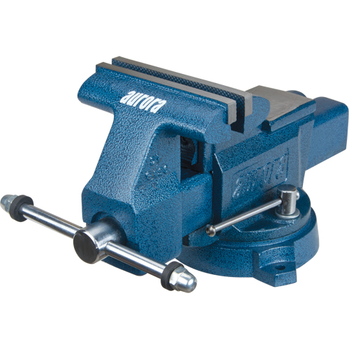 Utility Workshop Vise, 6" Jaw Width, 3-4/10" Throat Depth Les Fournitures Industrielles Méga