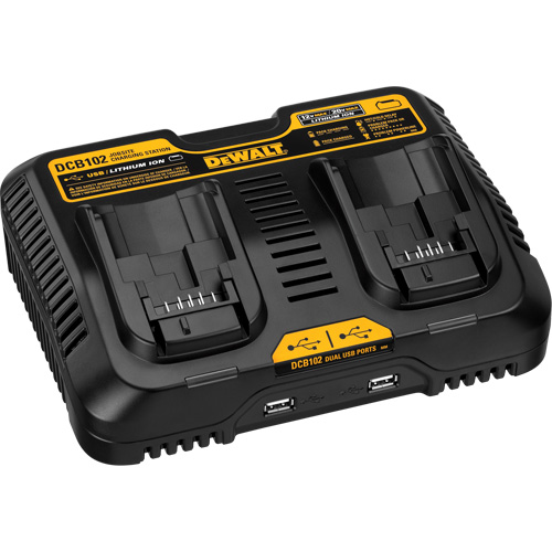 Borne de recharge Max pour chantier, 12 V/20 V, Lithium-ion Les Fournitures Industrielles Méga