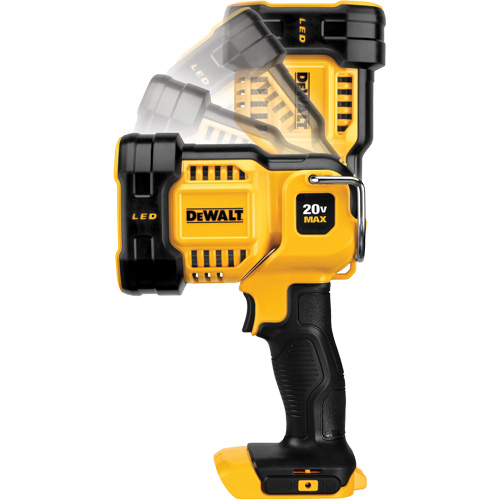 Max Cordless Jobsite Spotlight, LED, 1000 Lumens, Rechargeable Batteries Les Fournitures Industrielles Méga