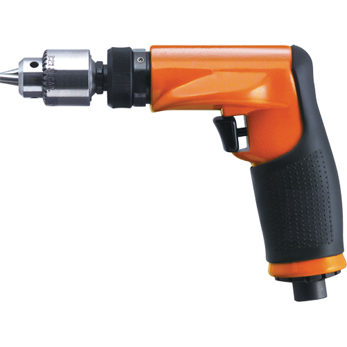 14CF Series Non-Reversible Drill, 38 CFM, 1/4", 80 dBA, 3/8" Chuck, Keyed Les Fournitures Industrielles Méga