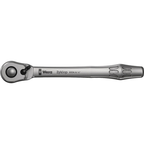 Zyklop Metal 1/4 Metal Ratchet with switch lever, 1/4" Drive, Plain Handle Les Fournitures Industrielles Méga