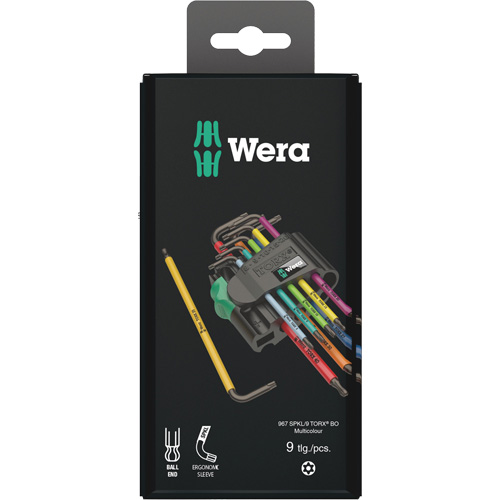 Jeu de cl&eacute;s en L, 9 mcx, Torx Les Fournitures Industrielles Méga
