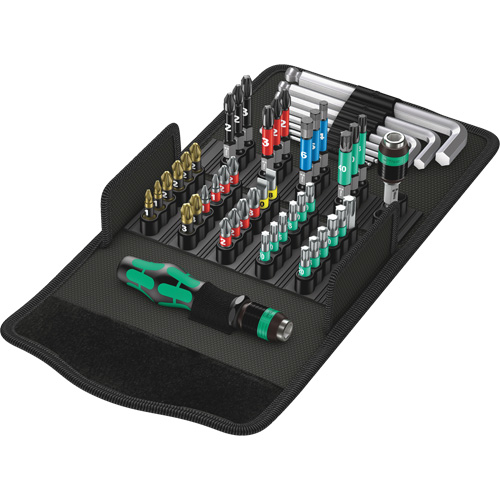 Jeu de tournevis Multi 100 Kraftform Kompakt 52 mcx, 6-1/32" lo, Prise Plastique Les Fournitures Industrielles Méga