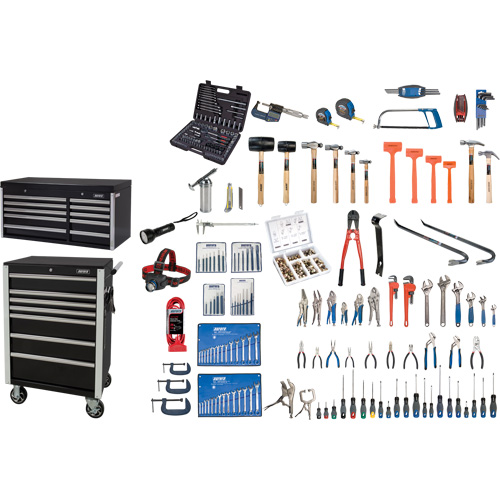 Ultimate Tool Set with Steel Chest and Cart, 358 Pieces Les Fournitures Industrielles Méga