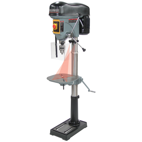 Perceuse &agrave; colonne, 17", Mandrin 3/4", 2750 tr/min Les Fournitures Industrielles Méga