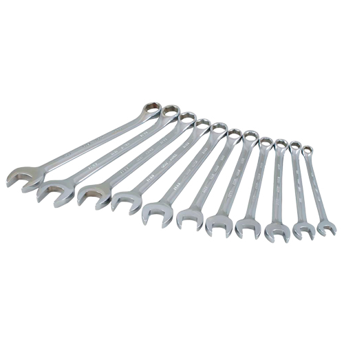 Wrench Set, Combination, 11 Pieces, Metric Les Fournitures Industrielles Méga