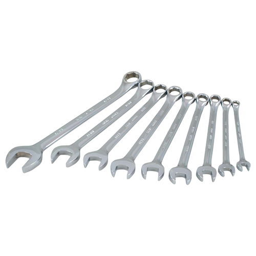Wrench Set, Combination, 9 Pieces, Metric Les Fournitures Industrielles Méga
