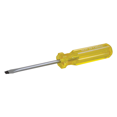 Slotted Screwdriver, 3/8", 14-1/2" L, Plastic Handle Les Fournitures Industrielles Méga