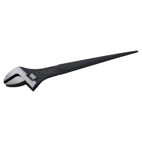 Cl&eacute; charpentier ajustable, 15" lo, la max. 1-3/4", Oxyde noir Les Fournitures Industrielles Méga