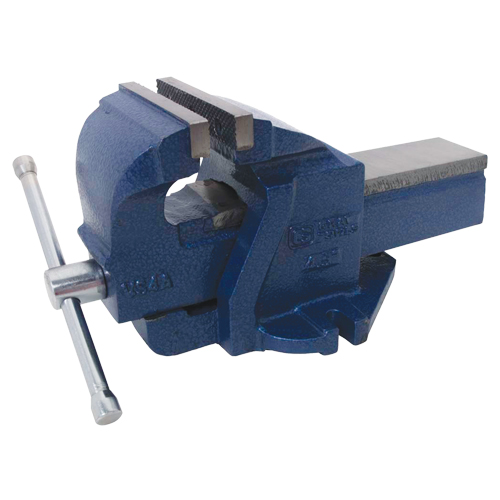 &eacute;tau d'&eacute;tabli en fonte ductile pour m&eacute;canicien, Largeur des m&acirc;choires 4-1/2", Profondeur de la gorge 2-3/5" Les Fournitures Industrielles Méga