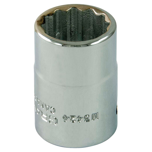 Socket, 24 mm, 3/4" Drive, 12 Points Les Fournitures Industrielles Méga