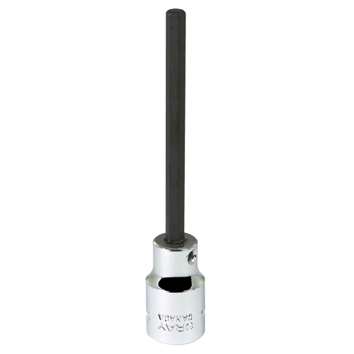 Bit Socket, 5 mm x 3-7/8" L, 3/8" Drive Les Fournitures Industrielles Méga
