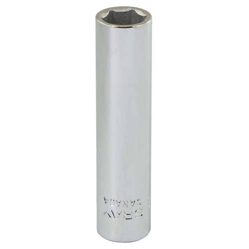 Socket, 8 mm, 1/4" Drive, 6 Points Les Fournitures Industrielles Méga